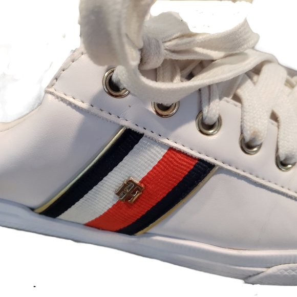 Tommy Hilfiger Wm's Lenka Lace up  Sneakers Size 7.5 - Picture 8 of 9